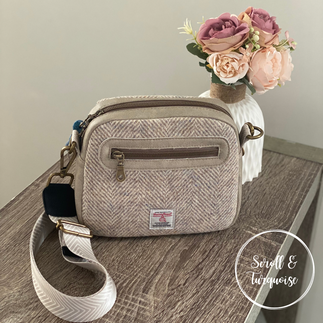 The Itty Bitty Bowler Bag - Authentic Harris Tweed