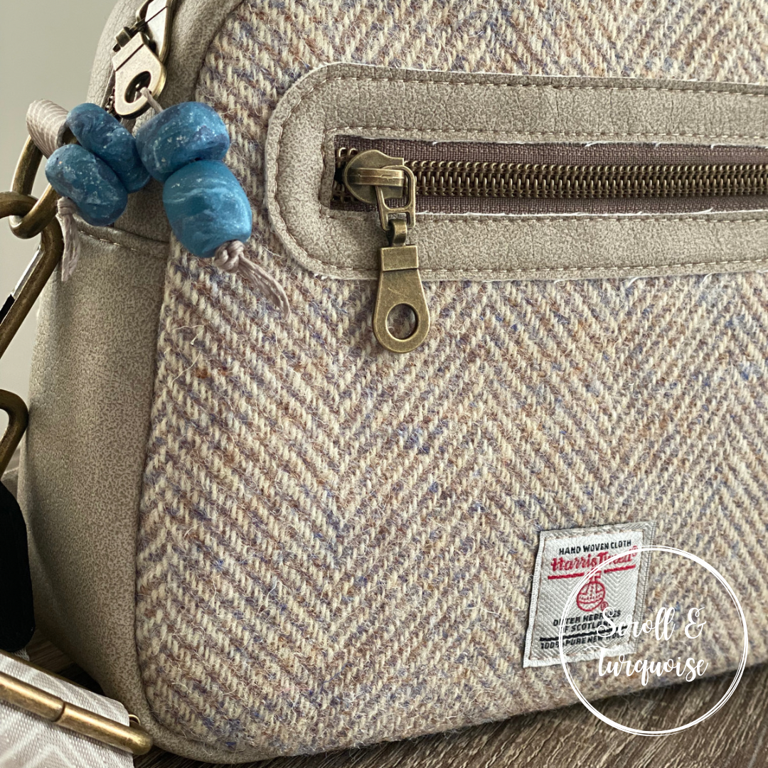 The Itty Bitty Bowler Bag - Authentic Harris Tweed