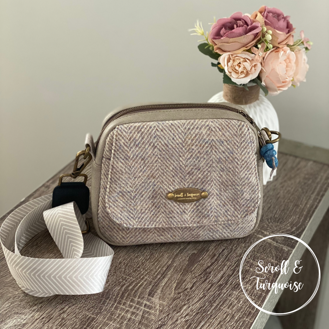 The Itty Bitty Bowler Bag - Authentic Harris Tweed